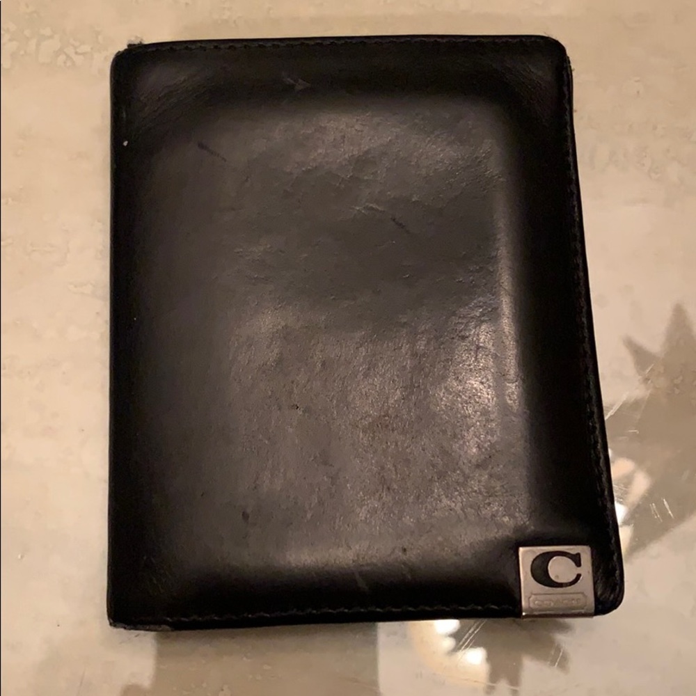 Coach men’s leather wallet